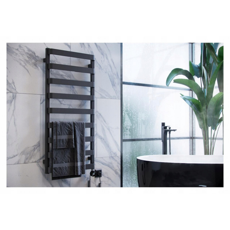 Meteor Grzejnik Łazienkowy 85 Czarny