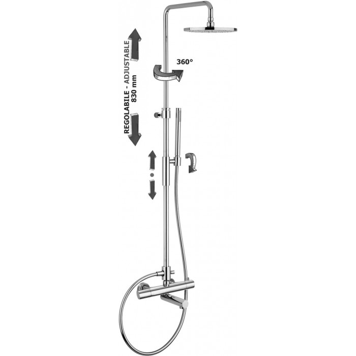Kolumna wannowa termostatyczna