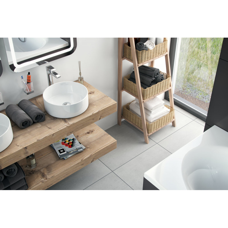 Ovia 35 Umywalka N/B 37x37 Biała