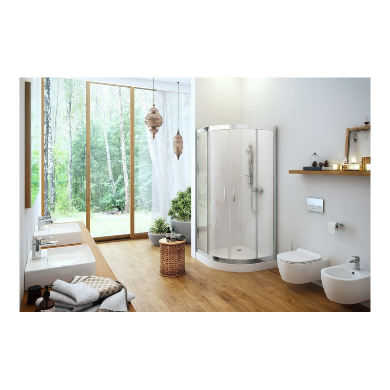 Sense Brodzik Pół. Kompakt 80X80 Biały