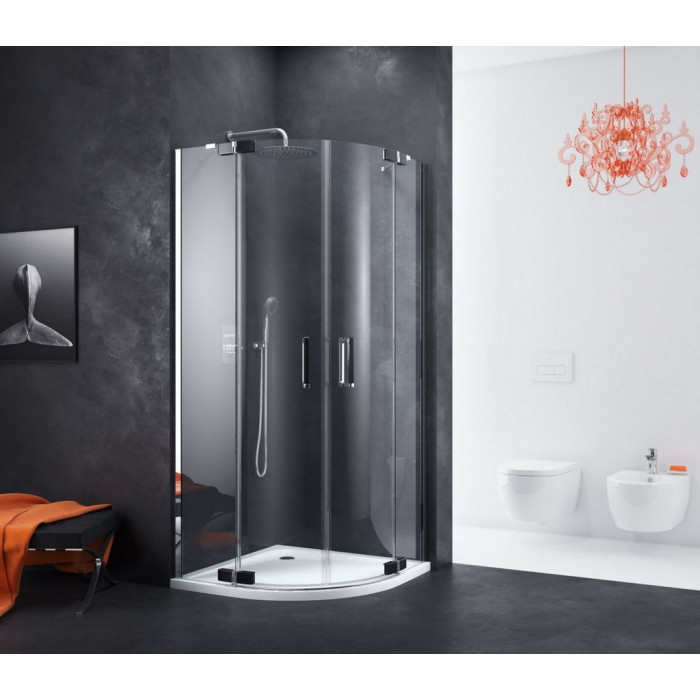 Excellent Sense Brodzik Półokrągły 90X90 Biały