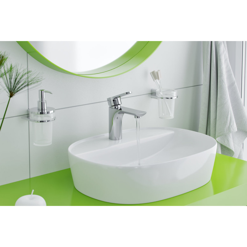 Kobo Kubek Wiszący Szklany Chrom-Szkło