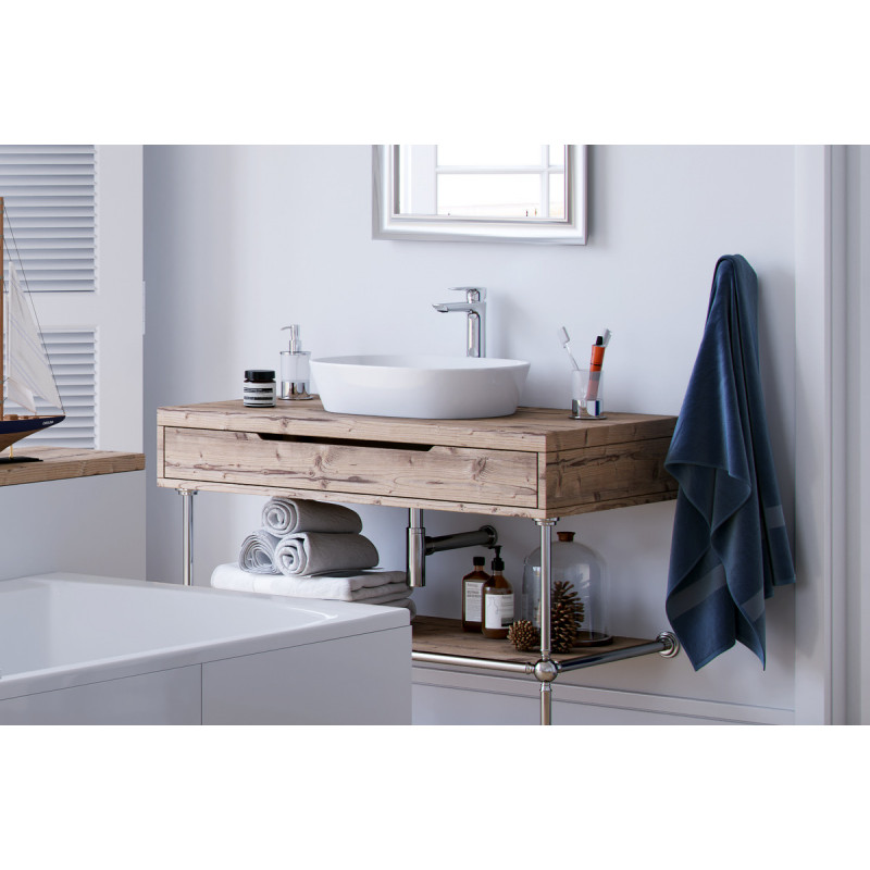 Kobo Kubek Stojący Chrom-Szkło