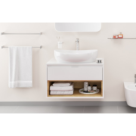 Kobo Mydelniczka Stojąca Chrom-Szkło