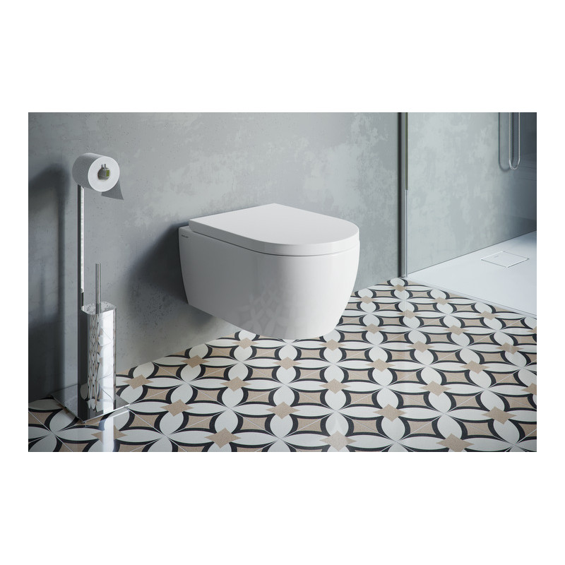 Riko Stojak Na Papier Ze Szczotką Chrom