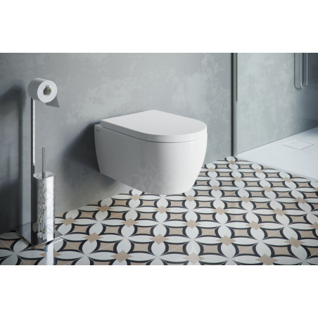 Riko Stojak Na Papier Ze Szczotką Chrom