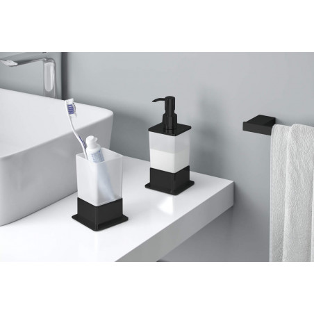 Riko Doz. Do Mydła Stojący Czarny-Szkło