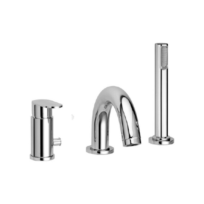 Paffoni Candy Bateria wannowa 3-otworowa Chrom