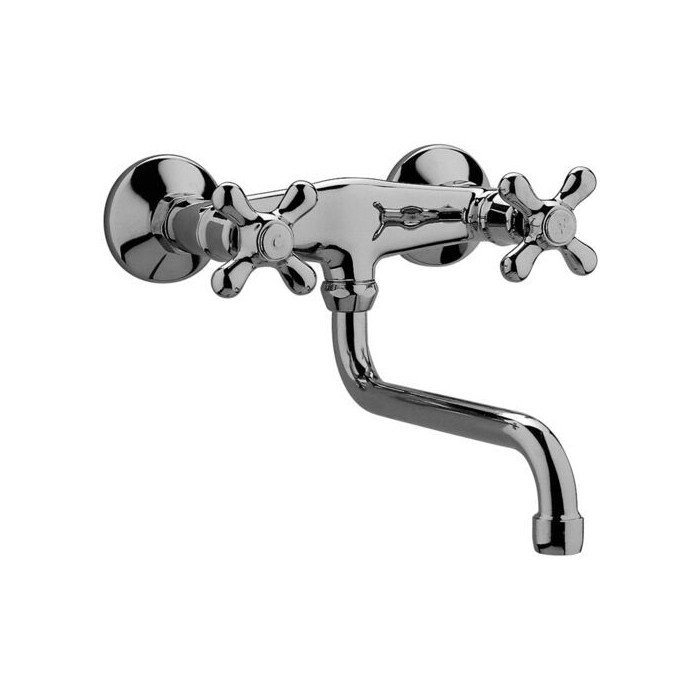 Paffoni Iris Bateria umywalkowa ścienna Chrom