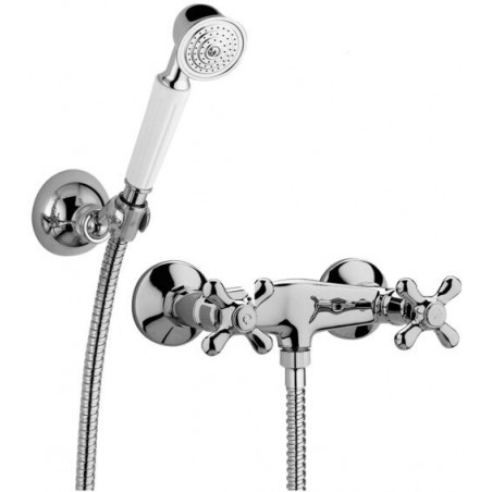 Paffoni Iris Bateria natryskowa ścienna Chrom