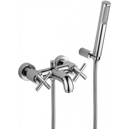 Paffoni Quattro Bateria wannowa ścienna (korpus) Chrom