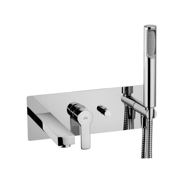 Paffoni Red Bateria wannowa podtynkowa Chrom