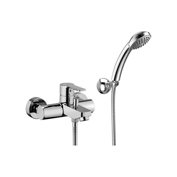 Paffoni Red Bateria wannowa ścienna Chrom