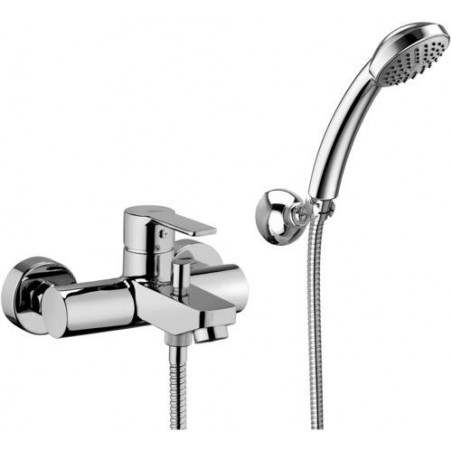 Paffoni Red Bateria wannowa ścienna Chrom