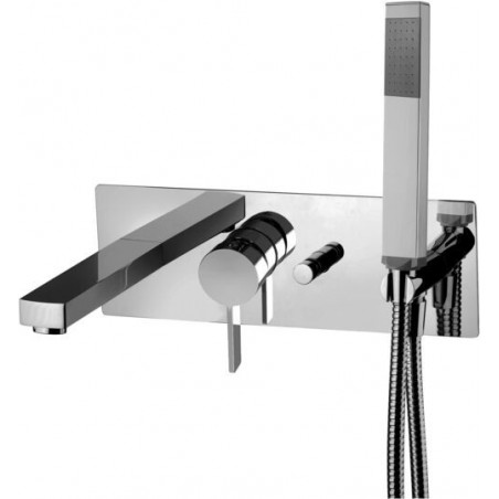 Paffoni Rock Bateria wannowa podtynkowa Chrom