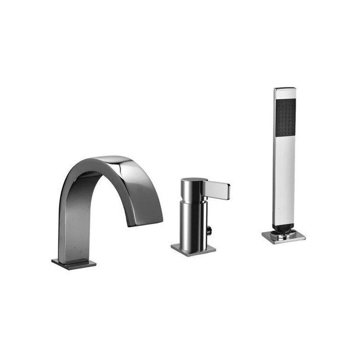 Paffoni Rock Bateria wannowa 3-otworowa Chrom