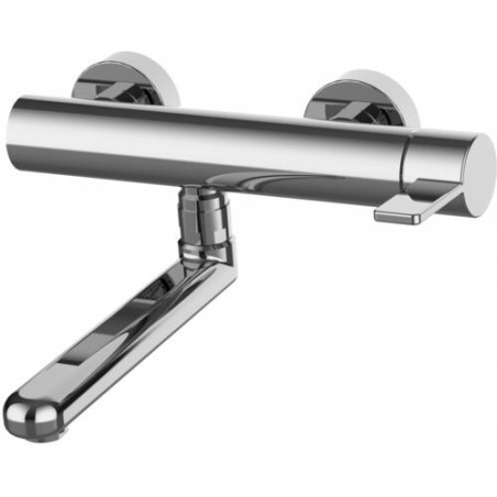 Paffoni Rock Bateria umywalkowa ścienna Chrom