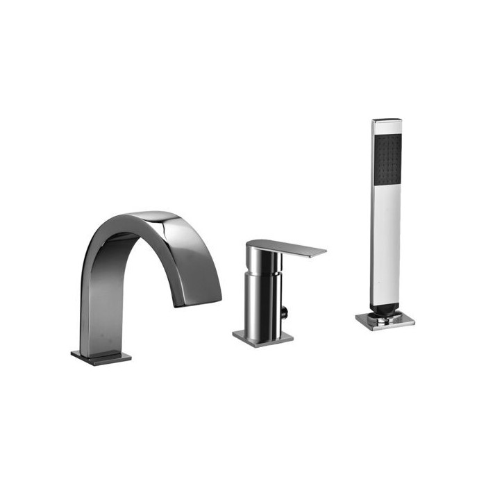 Paffoni Tango Bateria wannowa 3-otworowa Chrom