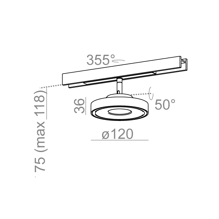 Aqform KARI 11 LED multitrack DALI