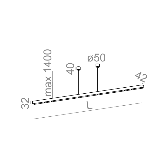 Aqform MIXLINE 188 LED zwieszany