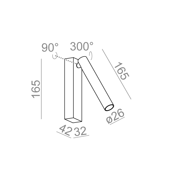 Aqform PET micro move LED kinkiet