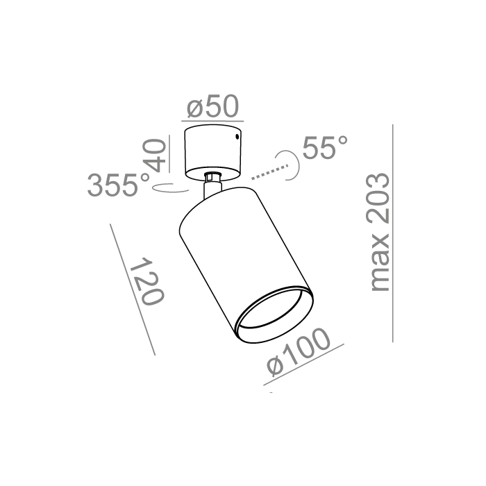 Aqform PET next maxi LED reflektor