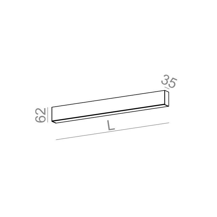 Aqform RAFTER 198 LED natynkowy