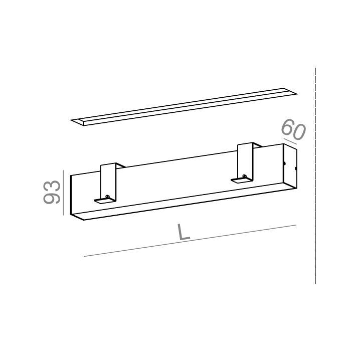 Aqform SET TRU 198 LED wpuszczany