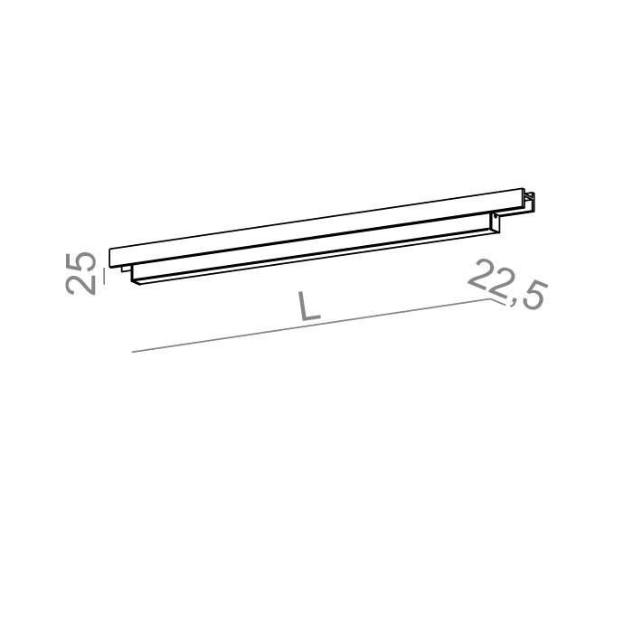 Aqform SET TRU mini 114 LED multitrack DALI