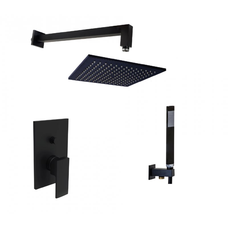 Zestaw natryskowy podtynkowy L-400mm 20x20cm