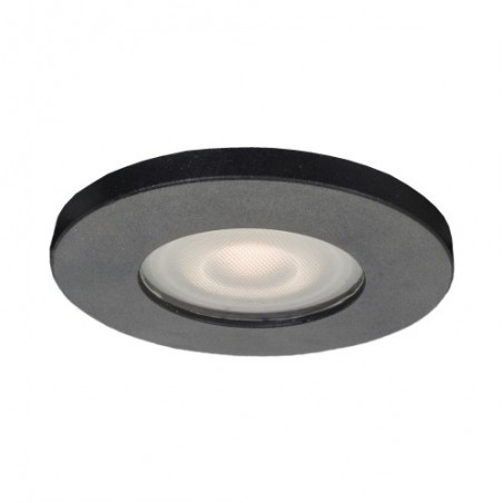 Oczko Lagos podtynkowe okrągłe nieruchome czarne IP65 ( LP-440/1RS BK)-Light Prestige