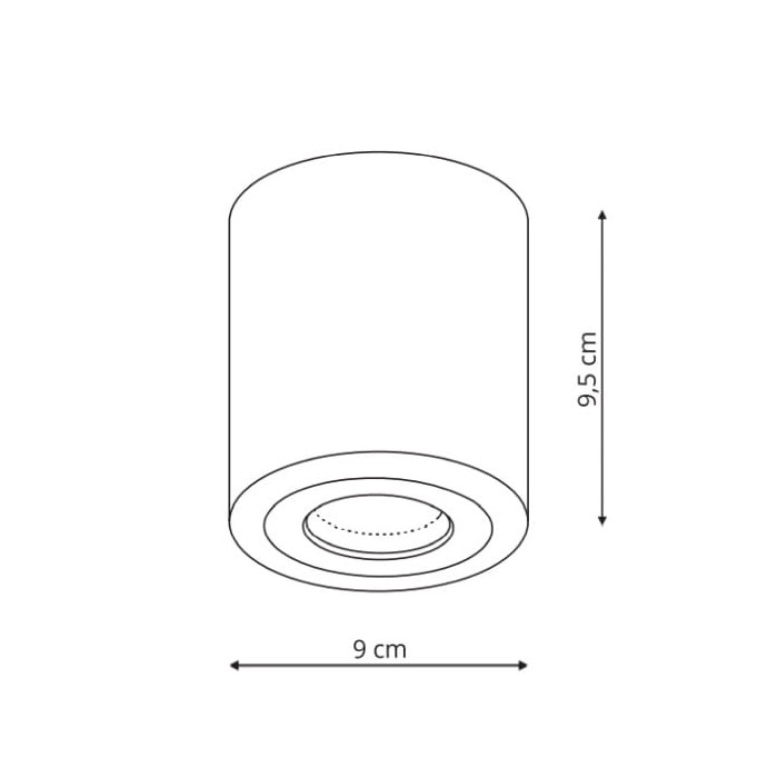 Oprawa Faro XL natynkowa czarna IP65 (...