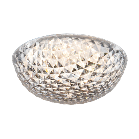 Plafon Montana transparentny 25cm z IP44 (LP-2210/1C-25 TR)-Light Prestige 