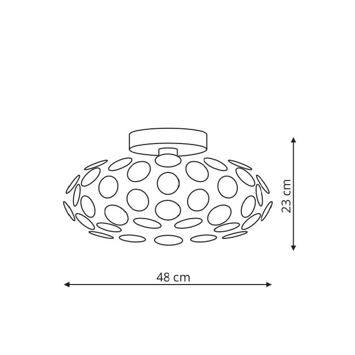 Plafon Ferrara L (LP-17060/3C)-Light Prestige