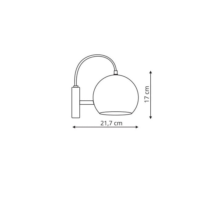 Kinkiet Rame (LP-2014/1W)-Light Prestige