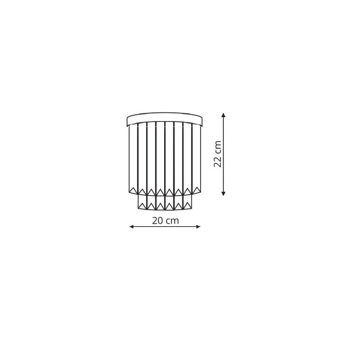 Kinkiet Vetro (LP-2910/1W)-Light Prestige