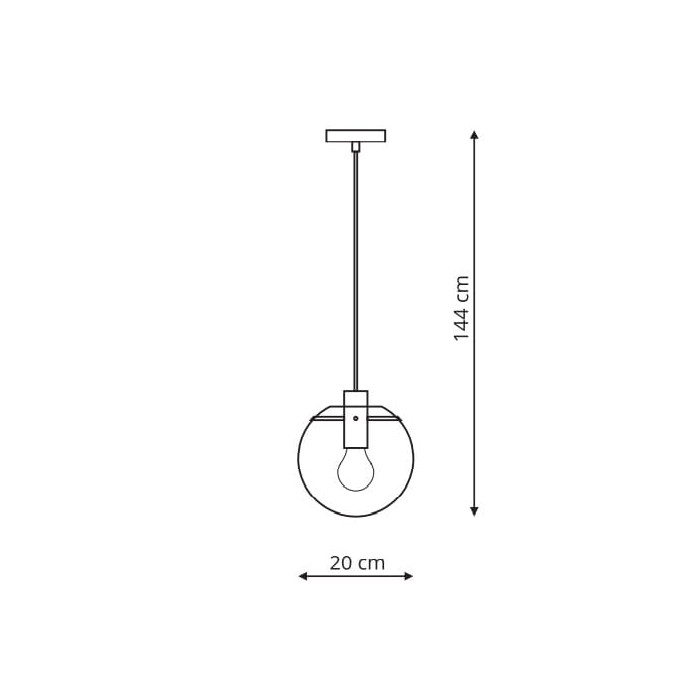 Wisca Puerto mała czarna (LP-004/1P S BK)-Light...