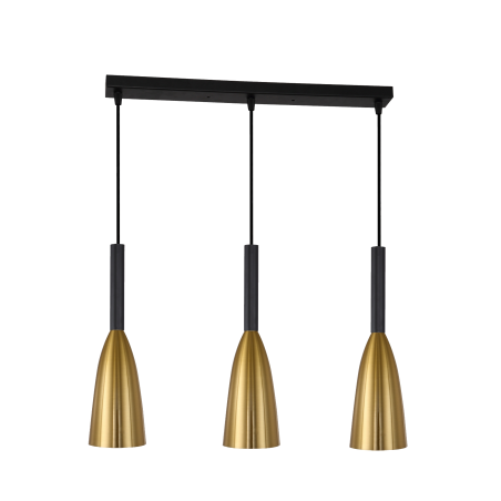 Wisca Solin 3 linia czarno/ota (LP-181/3L BK/GD)-Light Prestige