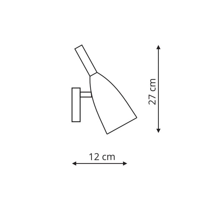 Kinkiet Solin bialy (LP-181/1W WH)-Light Prestige