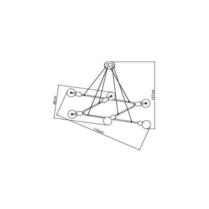 Wisca Estrella 6 czarna (LP-075/6P BK)-Light...