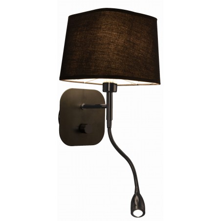 Kinkiet Marbella czarny (LP-332/1W BK)-Light Prestige