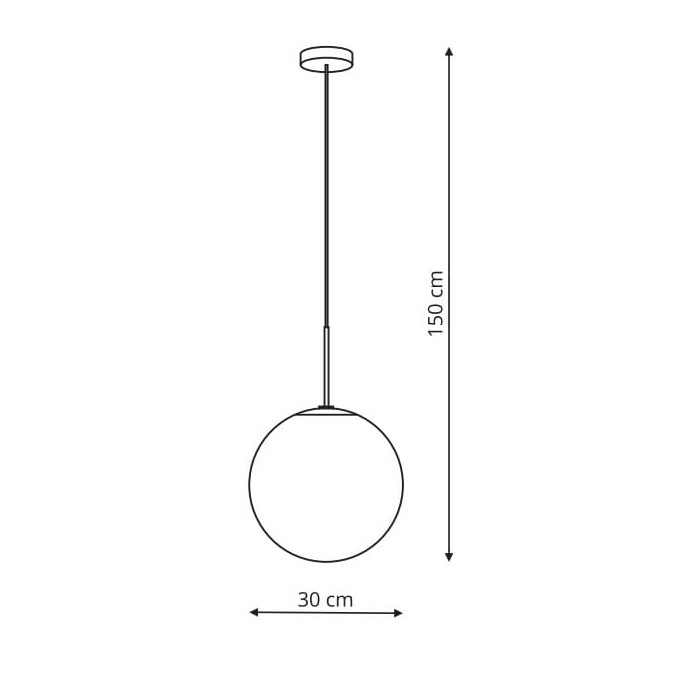 Lampa wisca Palla (LP-2844/1P CH)-Light Prestige