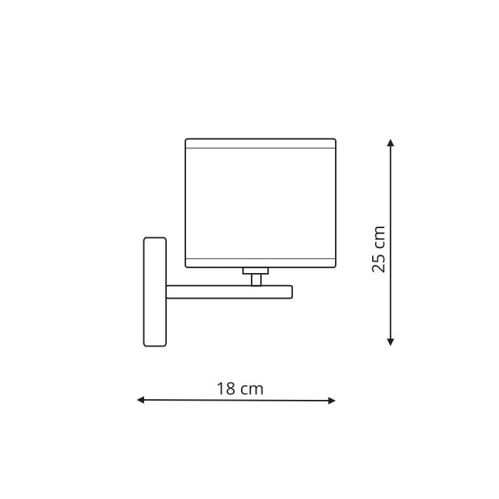 Kinkiet Cecina biały (LP-114/1W WH )-Light...