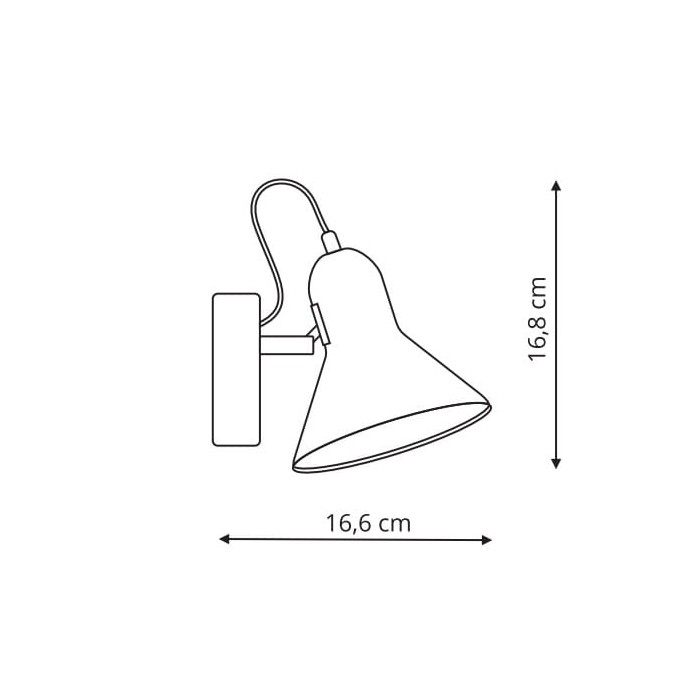 Kinkiet Astama biały (LP-1122/1W WH)-Light...