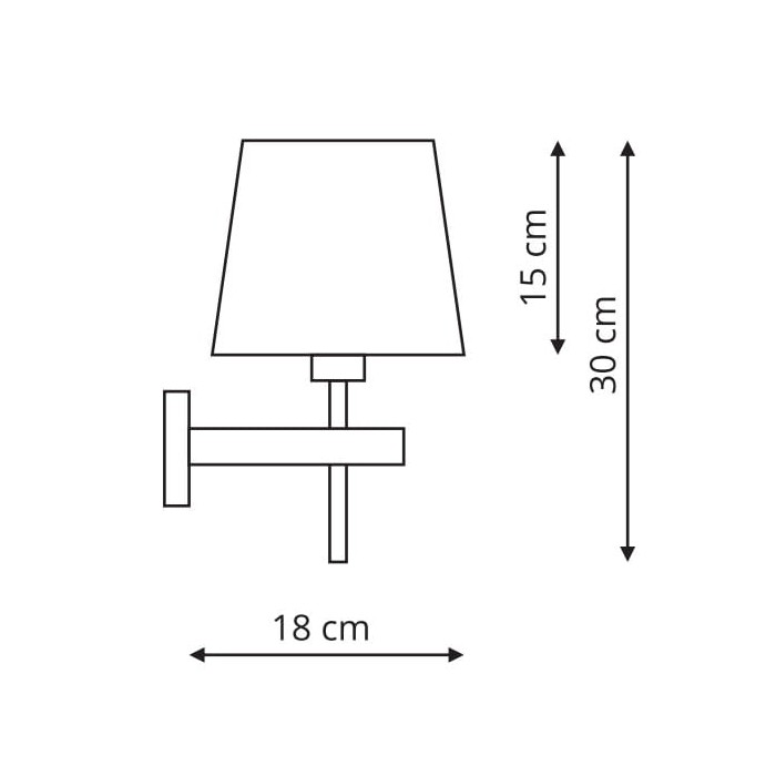 Kinkiet Tivoli biały (LP-1133/1W WH)-Light...