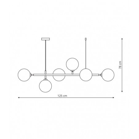 Lampa wisca Alisa ota (LP-005/6P TR)-Light Prestige