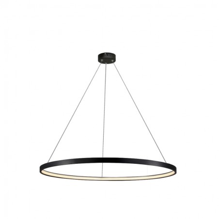 Lampa wisca Ring mała czarna 3000K (LP-909/1P S BK)-Light Prestige