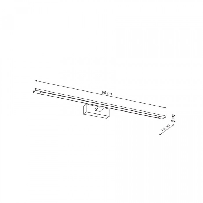 Kinkiet Isla biały XXL z IP44 (GS-LWB-32W WH...