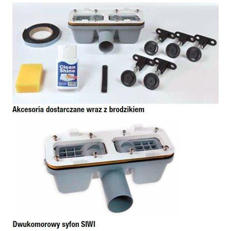 BRODZIK ILA WIA BIAŁY 900x1000 POKRYWA BIAŁA