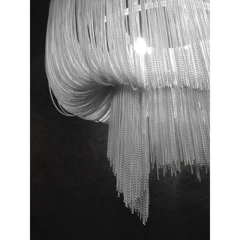 Lampa wisząca ATLANTA LONG - aluminium, stal